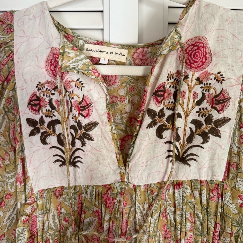 Daughters of India Floral Maxi Dress - Picture 5 of 7